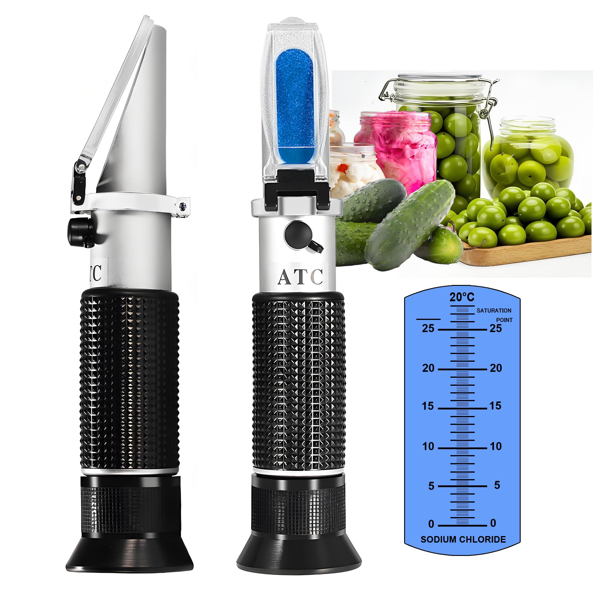 ACRISTAⅡ for salt type A clear Sodium Chloride Refractometer,V·RESOURCING 0~28% Salt Analyzer